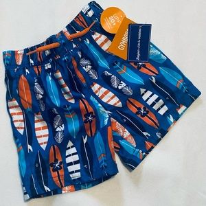 NEW Gymboree boys baby Swim Trunks Sz 18-24 months Surfboards NWT